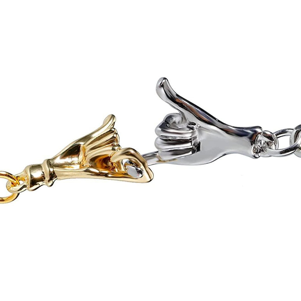 Couple Hand in Hand Creative Keychain