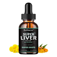 Super Liver Support Liquid Drops - with Milk Thistle - All Natural Liver Cleanse Detox & Repair