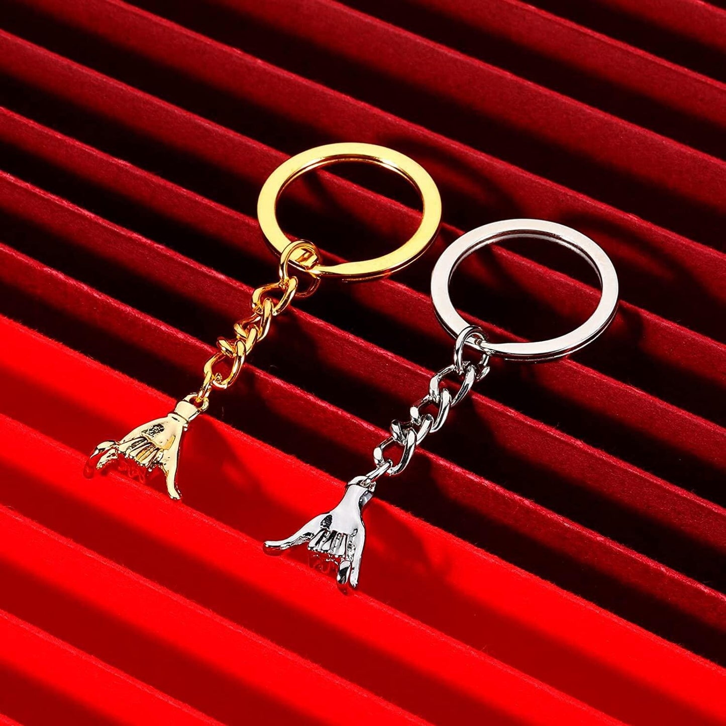 Couple Hand in Hand Creative Keychain