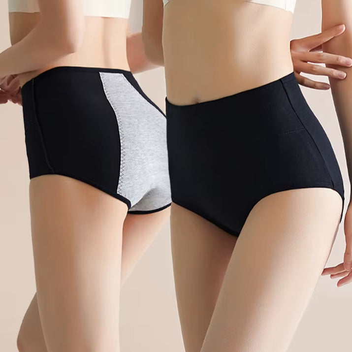 3Pcs High Waist Women Panties Leak Proof Menstrual Pants Widen Physiological Period Underwear plus Size 4XL Cotton Female Briefs
