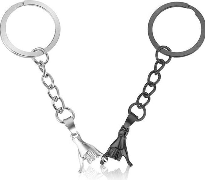 Couple Hand in Hand Creative Keychain