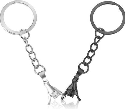 Couple Hand in Hand Creative Keychain