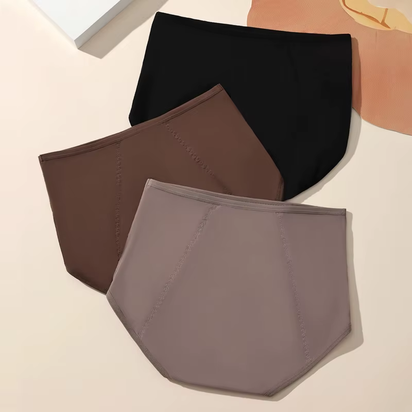 3Pcs High Waist Women Panties Leak Proof Menstrual Pants Widen Physiological Period Underwear plus Size 4XL Cotton Female Briefs