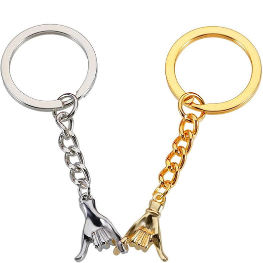 Couple Hand in Hand Creative Keychain