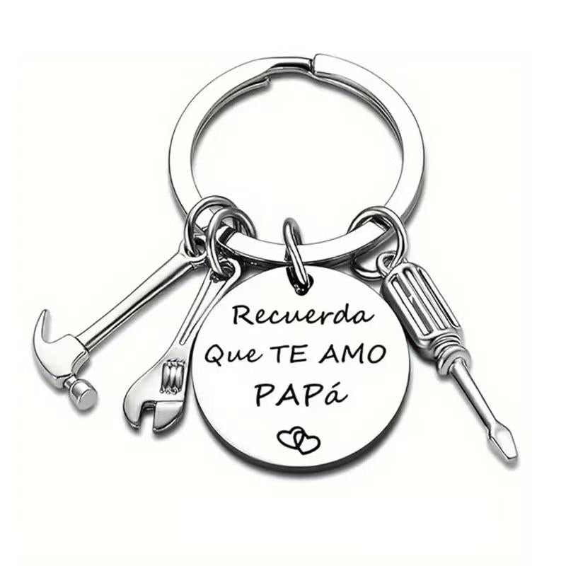 Stainless Steel Keychain Father's Day Gift