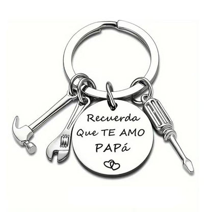 Stainless Steel Keychain Father's Day Gift