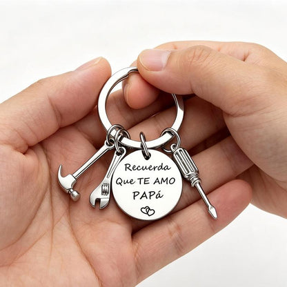 Stainless Steel Keychain Father's Day Gift