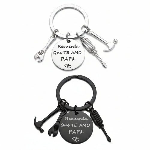 Stainless Steel Keychain Father's Day Gift