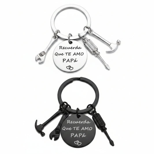 Stainless Steel Keychain Father's Day Gift