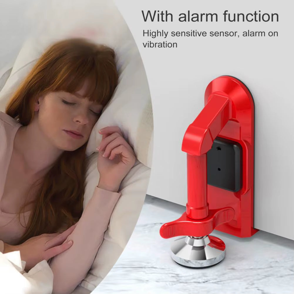 Portable Door Security Device Travel Security Door Stopper Travel Security Door Lock with Alarm for Home Hotel for Women